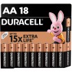 Лужні батарейки AA Duracell LR6 MN1500 Alkaline, 1х18шт.
