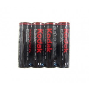 Батарейка AA KODAK SUPER HEAVY DUTY R6, трей, 1x4шт.