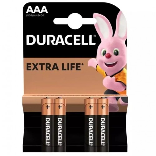 Батарейка AAА Duracell LR03 MN2400 Alkaline, 1x4шт.