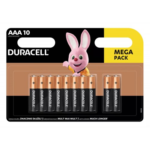 Батарейка ААА Duracell LR03 MN2400 Alkaline, 1x10шт.