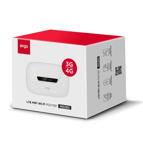 3G/4G Модем ERGO M0263 LTE Wi-Fi 300mbps 2050mAh Router