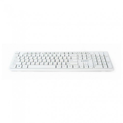 Клавиатура Gembird KB-MCH-03-W-UA, Slim, USB White
