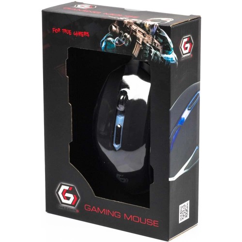 Мышь игровая Gembird MUSG-001-B, USB Blue