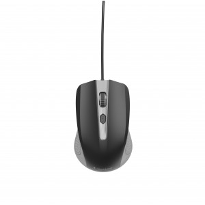 Мышь проводная Gembird MUS-4B-01-GB, USB Black/Grey