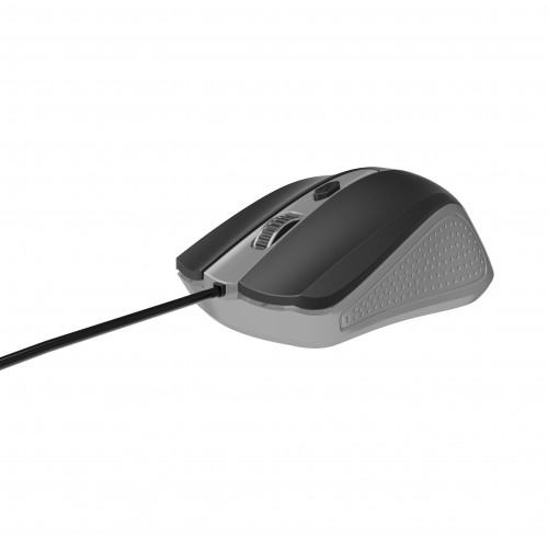Мышь проводная Gembird MUS-4B-01-GB, USB Black/Grey