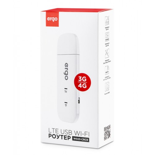 3G/4G Модем ERGO W023-CRC9 LTE MIMO USB Wi-Fi