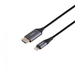 Переходник Hoco UA15 Lightning to HDMI 2m. Grey