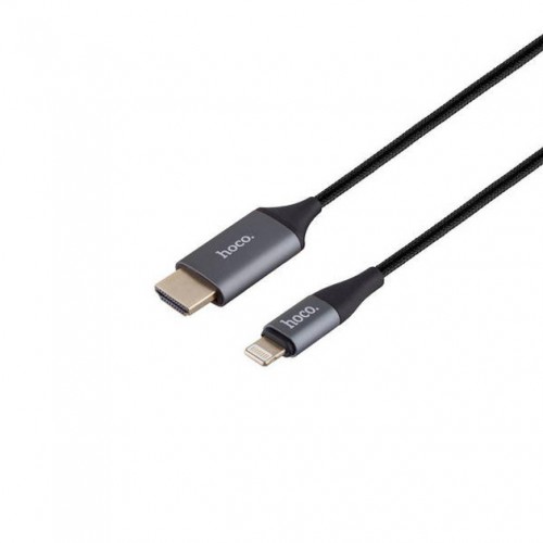 Переходник Hoco UA15 Lightning to HDMI 2m. Grey