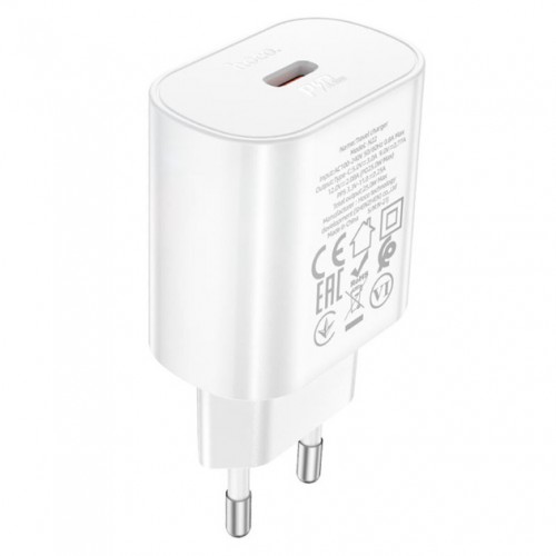 Сетевое зарядное устройство Hoco N22 PD (Type-C, 25W) White