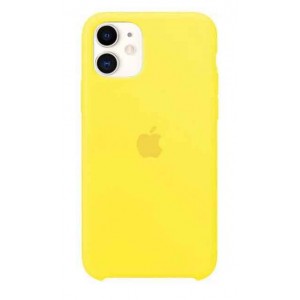 Чехол-накладка  Silicone Case iPhone 11 (55) Light yellow