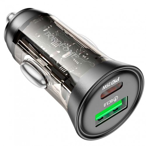 АЗУ Borofone BZ26A PD+QC3.0 (USB, Type-C, 43W) Black