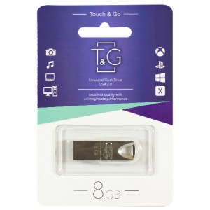 USB флешка 8Gb T&G 117 Metal series Silver