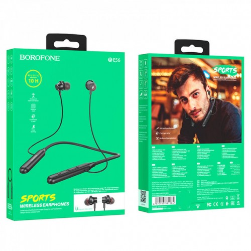 Наушники Borofone BE56 Sports Bluetooth Black