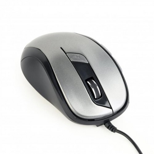Мышь проводная Gembird MUS-6B-01-BG, USB Black/Grey