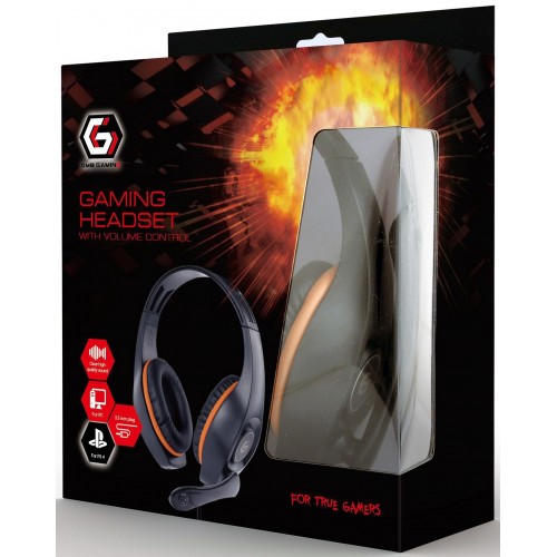 Наушники Gembird GHS-05-O Black/Orange