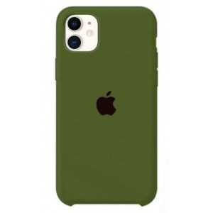 Чехол-накладка  Silicone Case iPhone 11 (48) Pine forest green