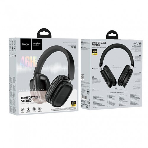 Наушники Hoco W51 Delightful Black