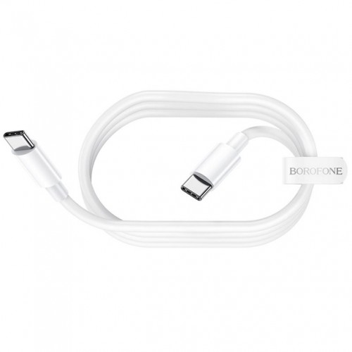 Кабель Borofone BX44 PD100W Type-C to Type-C 2m. White