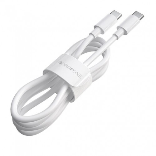 Кабель Borofone BX44 PD100W Type-C to Type-C 2m. White