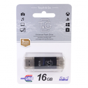 USB флешка 16Gb T&G 009 Type-C Star series Black