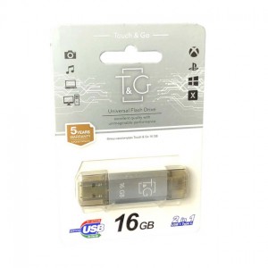 USB флешка 16Gb T&G 009 Type-C Star series Silver