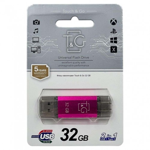USB флешка 32Gb T&G 009 Type-C Star series Violet