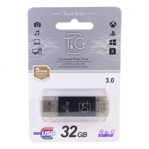 USB 3.0 флешка 32Gb T&G 009 Type-C Black