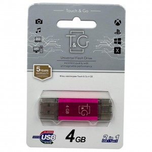 USB флешка 4Gb T&G 009 Type-C Star series Violet