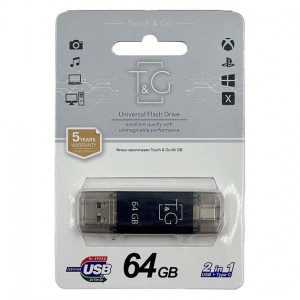 USB флешка 64Gb T&G 009 Type-C Star series Black