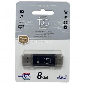 USB флешка 8Gb T&G 009 Type-C Star series Black