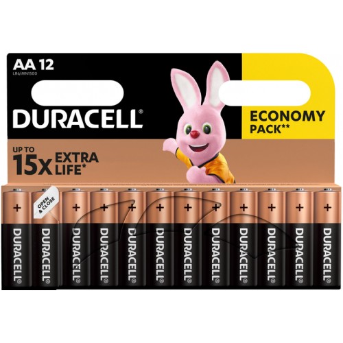 Батарейка AA Duracell LR6 MN1500, 1х12шт.