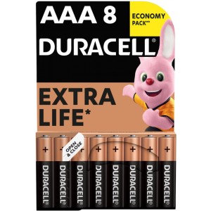 Батарейка AAА Duracell LR03 MN2400, 1x8шт.