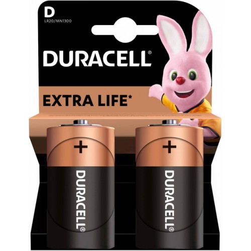 Батарейка Duracell LR20, MN1300, 1х2шт.