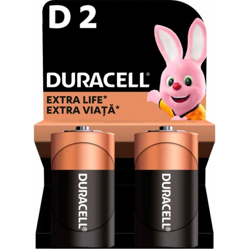 Батарейка Duracell LR20, MN1300, 1х2шт.