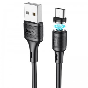 Кабель Hoco X52 Magnetic USB to MicroUSB Black