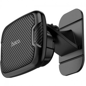 Автомобільний тримач для телефону Hoco CA66 Magnetic Black