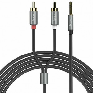 Кабель AUX Hoco UPA10 3.5mm/2*RCA