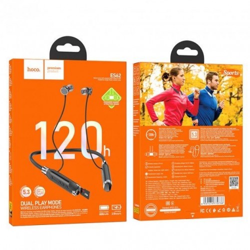 Наушники Hoco ES62 Sports Bluetooth Black