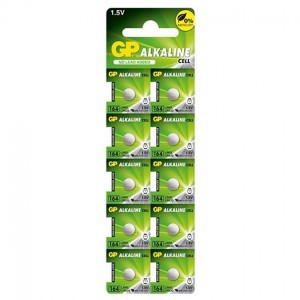 Батарейка GP 164F-U10 AG1, LR620, LR60 Alkaline, 1x10шт.