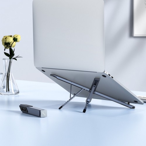 Подставка для ноутбука Hoco HD9 Table Metal Grey