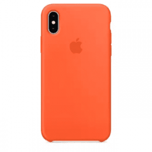Чехол-накладка  Silicone Case iPhone X/XS ( 2) Apricot Orange