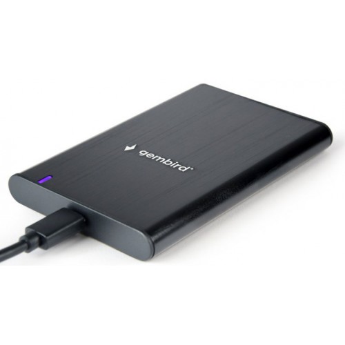 Внешний карман Gembird для 2.5 SATA USB Type-C 3.1 (EE2-U3S-6-GR) Metal black