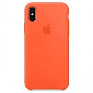 Чехол-накладка  Silicone Case iPhone X/XS (13) Orange