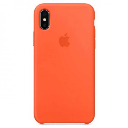 Чехол-накладка Silicone Case iPhone X/XS (13) Orange