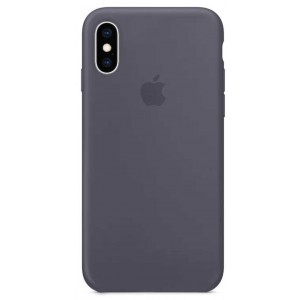 Чехол-накладка  Silicone Case iPhone X/XS (15) Charcoal black