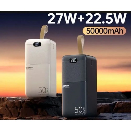 Power Bank Remax RPP-117 PD+QC3.0 27W (50000mAh) Grey
