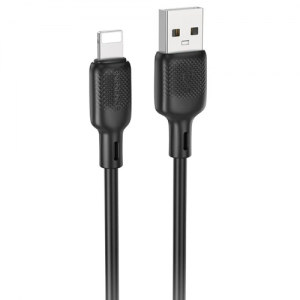 Кабель Borofone BX113 USB to Lightning 2m. Black