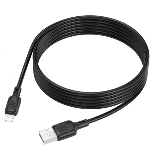 Кабель Borofone BX113 USB to Lightning 2m. Black