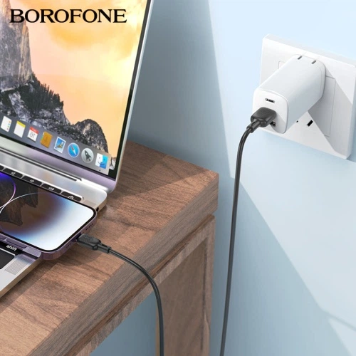 Кабель Borofone BX113 USB to Lightning 2m. Black