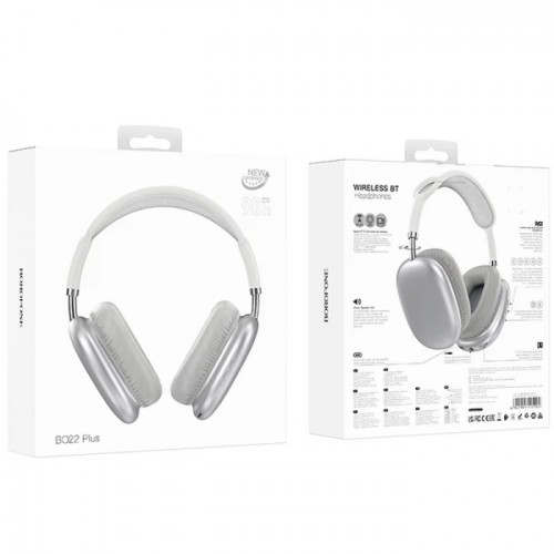 Навушники Borofone BO22 Plus Bluetooth Silver